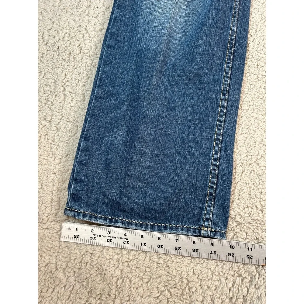Ecko Unltd Mens Baggy Fit Blue Jeans Y2K Streetwear Denim Size 32 100% Cotton